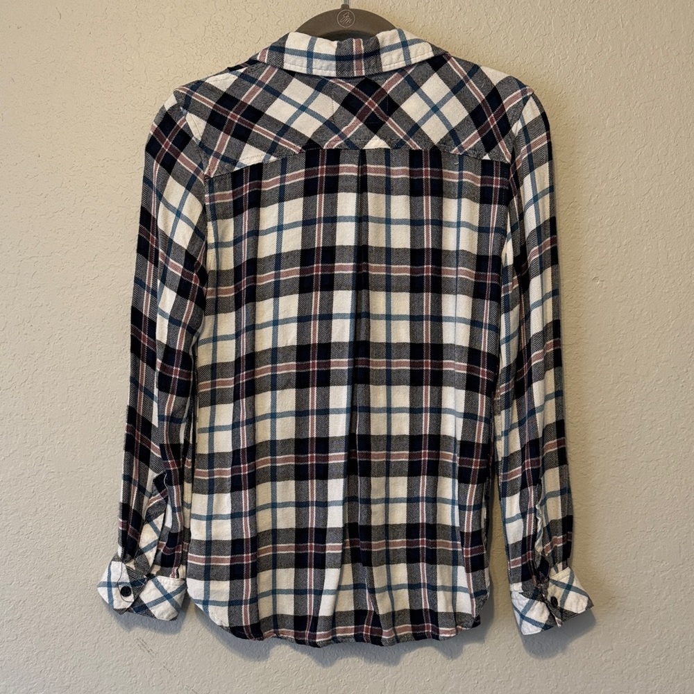 Rails Plaid Button Down Blouse - image 5